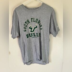 Gray South Florida Bulls T-Shirt large usf shirt mens